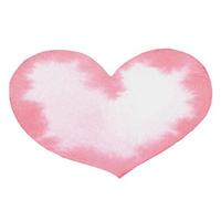 Watercolor hearts. Vector Valentine's Day. Colorful watercolor romantic texture. Lovely card