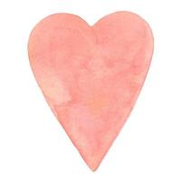 Watercolor hearts. Vector Valentine's Day. Colorful watercolor romantic texture. Lovely card