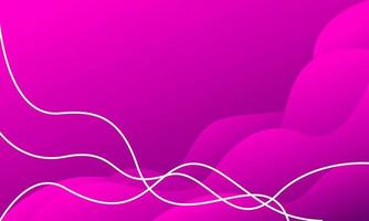 Purple gradient background with white line vector