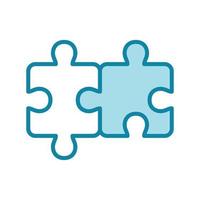 puzzle icon vector design template