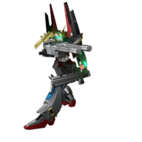 Mecha attack pose png