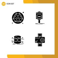 Creative Icons Modern Signs and Symbols of gas database waste service architecture Editable Vector Design Elements