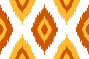 Abstract ethnic pattern art. Ikat seamless pattern traditional. American, Mexican style. vector