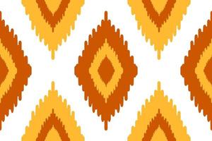 Abstract ethnic pattern art. Ikat seamless pattern traditional. American, Mexican style. vector