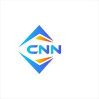 CNN abstract technology logo design on white background. CNN creative initials letter logo concept. vector