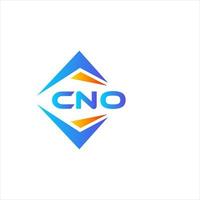 CNO abstract technology logo design on white background. CNO creative initials letter logo concept. vector