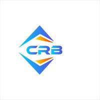 CRB abstract technology logo design on white background. CRB creative initials letter logo concept. vector