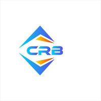 CRB abstract technology logo design on white background. CRB creative initials letter logo concept. vector