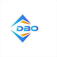 DBO abstract technology logo design on white background. DBO creative initials letter logo concept. vector