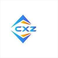 CXZ abstract technology logo design on white background. CXZ creative initials letter logo concept. vector