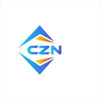 CZN resumen tecnología logo diseño en blanco antecedentes. CZN creativo iniciales letra logo concepto. vector