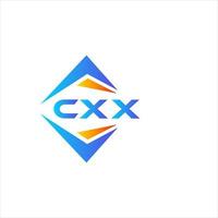 CXX abstract technology logo design on white background. CXX creative initials letter logo concept. vector