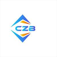 webczb resumen tecnología logo diseño en blanco antecedentes. czb creativo iniciales letra logo concepto. vector
