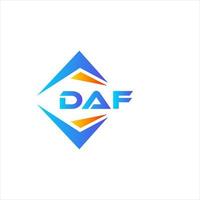 DAF abstract technology logo design on white background. DAF creative initials letter logo concept. vector