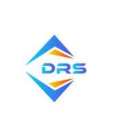 DRS abstract technology logo design on white background. DRS creative initials letter logo concept. vector