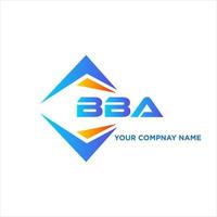 BBA abstract technology logo design on white background. BBA creative initials letter logo concept. vector