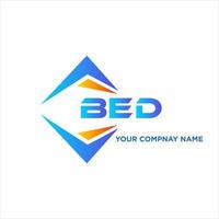 BED abstract technology logo design on white background. BED creative initials letter logo concept. vector