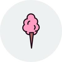 Cotton Candy Vector Icon