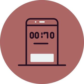 icono de vector de temporizador