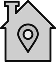 Home Location Vector Icon