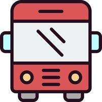 icono de vector de bus