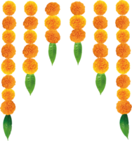 Toran marigold decoration diwali karwa choth indian festivals png