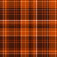 Seamless pattern in autumn orange, brown and white colors for plaid, fabric, textile, clothes, tablecloth and other things. Vector image.
