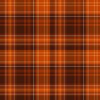 Seamless pattern in autumn orange, brown and white colors for plaid, fabric, textile, clothes, tablecloth and other things. Vector image.