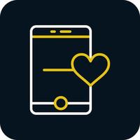 Love Call Vector Icon Design