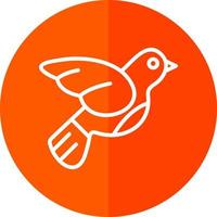 Dove Vector Icon Design