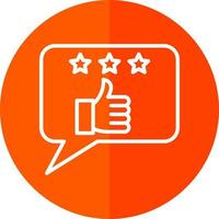 Good Feedback Vector Icon Design