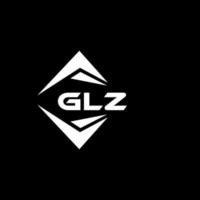 GLZ abstract technology logo design on Black background. GLZ creative initials letter logo concept. vector