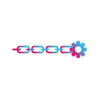 Unique Link Optimization Vector Icon