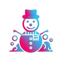 Snowman Vector Icon