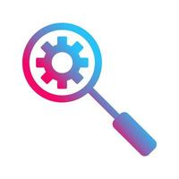 Unique Search Engine Optimizati Vector Icon