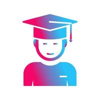 Graduate Student Vector Icon