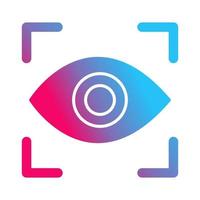 Eye Scan Vector Icon