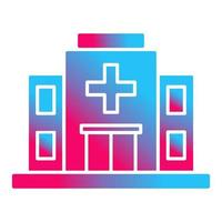 icono de vector de hospital