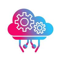 Cloud Computing Vector Icon