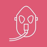 Unique Oxygen Mask Vector Icon