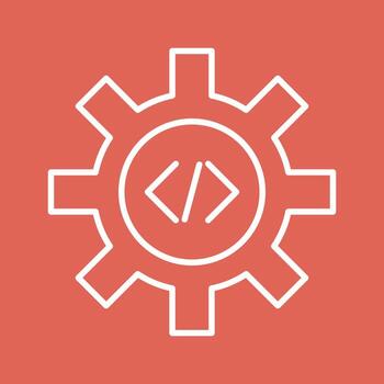 Unique Code Optimization Vector Icon