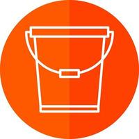 Bucket Vector Icon Design