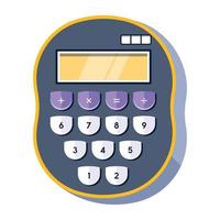 Trendy Pocket Calculator vector