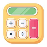 Trendy Scientific Calculator vector