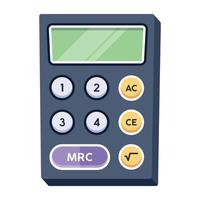 Trendy Calculation Machine vector
