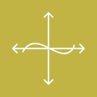 Unique Graph Vector Icon