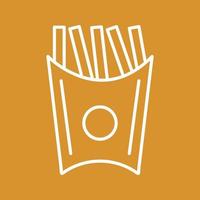 Unique French Fries Vector Icon