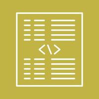 Piece of Code Vector Icon