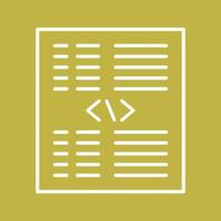 Piece of Code Vector Icon