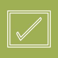 Checkbox Vector Icon